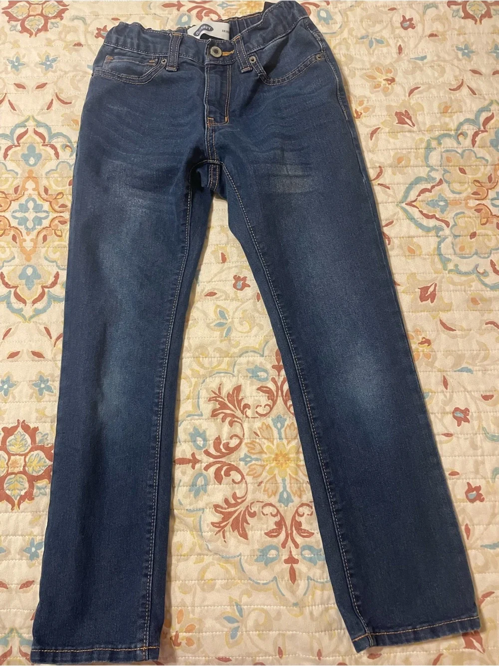 Girl’s size 8, Adjustable waist Jeans, 5 pair bundle